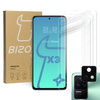 3x Szkło hartowane + szybka na aparat Bizon Glass Clear Pack do Xiaomi Poco F4