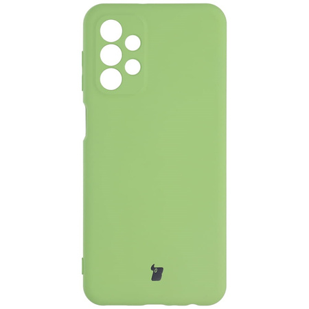 Etui Bizon Case Silicone do Galaxy A23 5G / 4G, jasnozielone