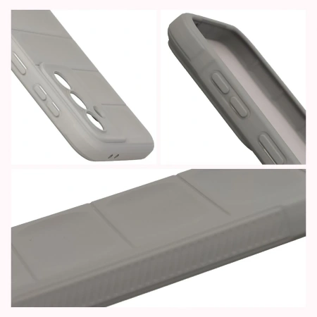 Pancerne etui Bizon Case Tur do Galaxy A37 5G, jasnoszare