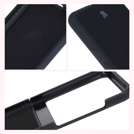 Silikonowe etui Bizon Soft Case do Motorola Razr 50, czarne