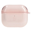 Etui Bizon Case Headphone Clear do Airpods 3, przezroczysto-różowe