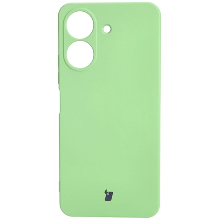 Etui Bizon Case Silicone do Redmi 13C / Poco C65, jasnozielone