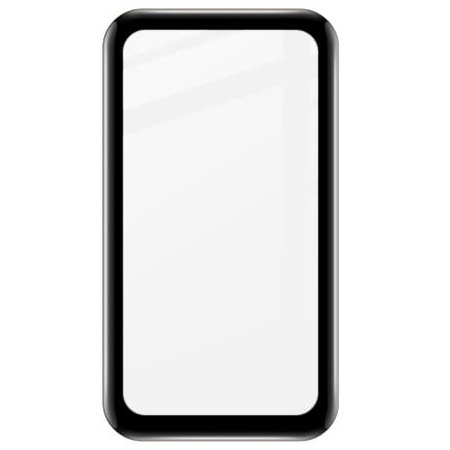 Szkło hybrydowe Bizon Glass Watch Edge Hybrid dla Galaxy Fit 3, czarne