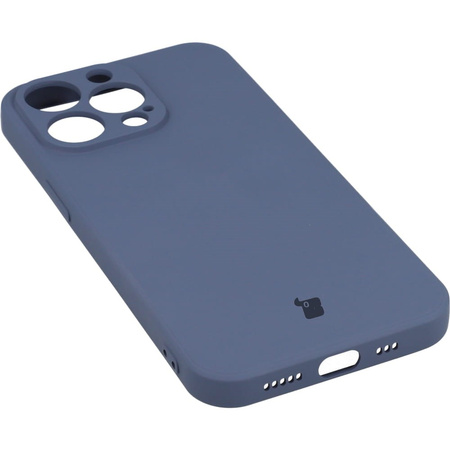 Etui Bizon Case Silicone do iPhone 13 Pro, szare