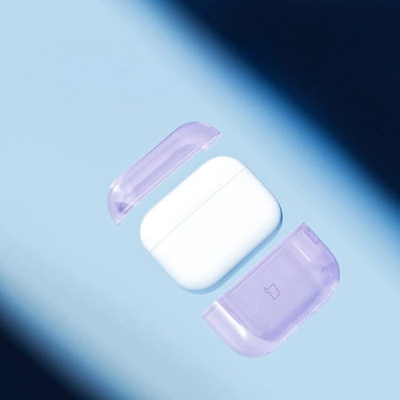 Elastyczne etui z karabińczykiem Bizon Case Headphone Clear do Samsung Galaxy Buds 3/3 Pro przeźroczyste