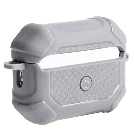 Etui Bizon Case Headphone Armor do Apple Airpods Pro 2, szare