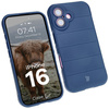 Pancerne etui Bizon Case Tur do iPhone 16, granatowe