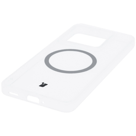 Etui z pierścieniem magnetycznym Bizon Case CrystalO do Xiaomi 14T Pro, przezroczyste