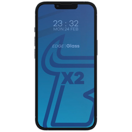 2x Szkło + szybka na aparat Bizon Edge Pack do iPhone 13