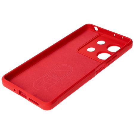 Pancerne etui Bizon Case Tur do Xiaomi Redmi Note 13 5G, czerwone