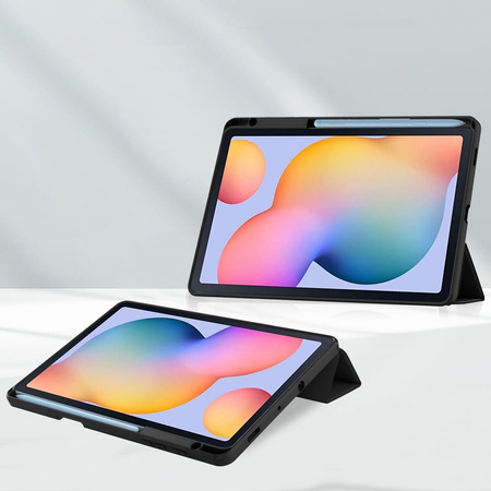 Etui Bizon Case Tab Clear Matt do Samsung Galaxy Tab S6 Lite 2024/2022/2020, czarne