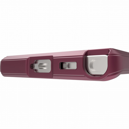 Pancerne etui Bizon Case Tur do Galaxy S22 Ultra, burgundowe