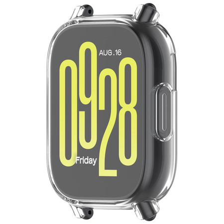 Etui Bizon Case Watch Felipe do Xiaomi Redmi Watch 5 Lite, przeźroczyste