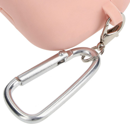 Etui Bizon Case Headphone Silicone do AirPods 3, jasnoróżowe