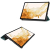 Etui Bizon Case Tab Croc do Galaxy Tab S8 Plus / S7 Plus, ciemnozielone