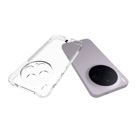 Elastyczne etui Bizon Case Salpa do Vivo X300, przezroczyste