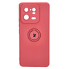 Etui Bizon Case Silicone Ring Sq do Xiaomi 13 Pro, brudny róż