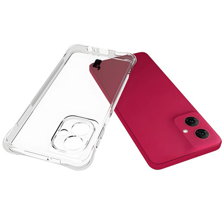 Elastyczne etui Bizon Case Salpa do Motorola Moto G55 5G, przezroczyste