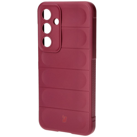 Pancerne etui Bizon Case Tur do Galaxy S24 FE, burgundowe