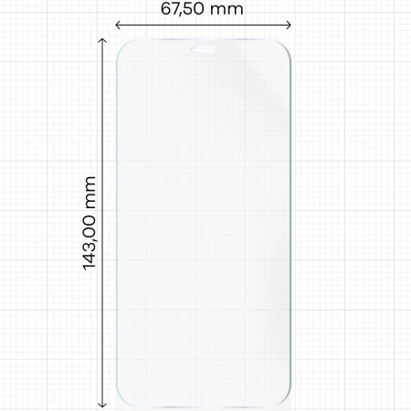 Folia hydrożelowa na ekran Bizon Glass Hydrogel Front do iPhone 12 / 12 Pro, 1 sztuka