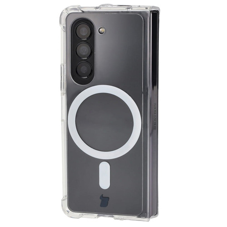 Etui Bizon Case Pure Magnetic do Samsung Galaxy Z Fold5, przezroczyste