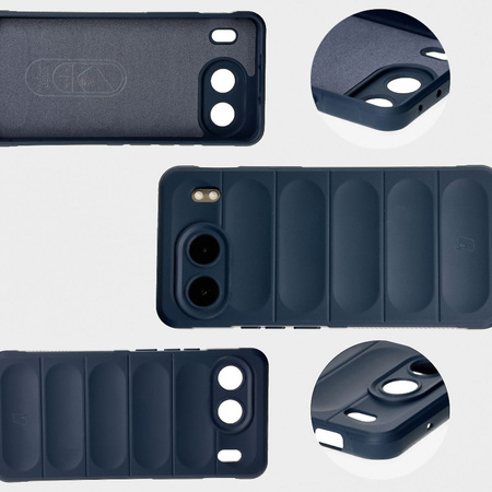Pancerne etui Bizon Case Tur do OnePlus Nord 4, granatowe