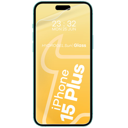 Folia matowa Bizon Glass Film Sun Duo do iPhone 15 Plus, 2 sztuki