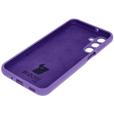 Silikonowe etui Bizon Soft Case do Galaxy A16 4G/5G, fioletowe