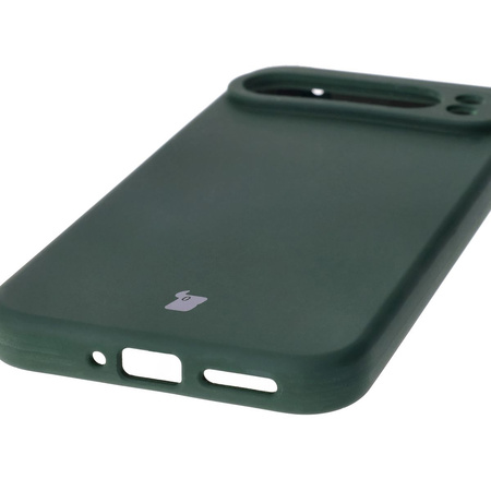 Silikonowe etui Bizon Soft Case do Google Pixel 9 Pro XL, ciemnozielone