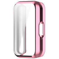 Etui Bizon Case Watch Felipe do Galaxy Fit 3, różowe