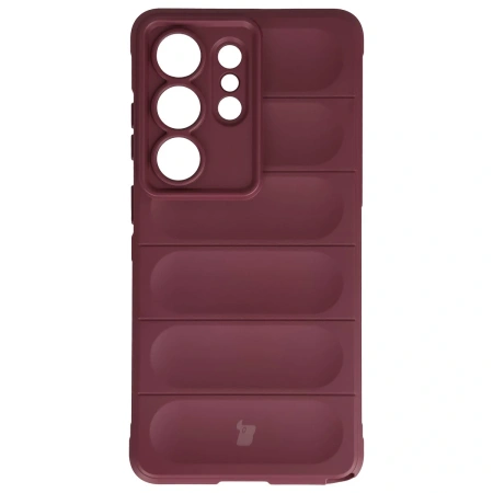 Pancerne etui Bizon Case Tur do Galaxy S26 Ultra, burgundowe