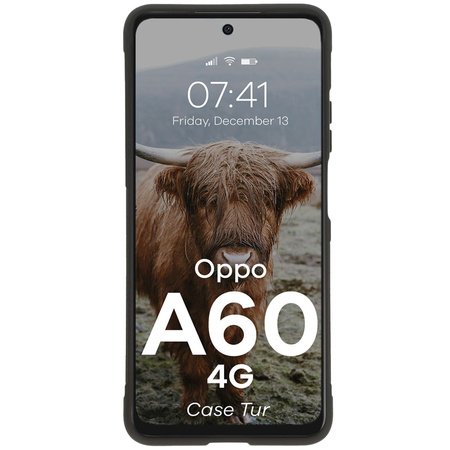 Pancerne etui Bizon Case Tur do Oppo A60 4G, czarne