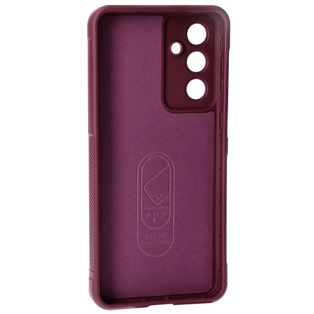 Pancerne etui Bizon Case Tur do Galaxy M55 5G, burgundowe
