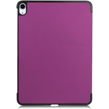Etui Bizon Case Tab Croc do Apple iPad Air 6 / Air 5 / Air 4, ciemnofioletowe