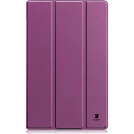 Etui Bizon Case Tab Croc do Lenovo Tab M10 Plus Gen 3, ciemnofioletowe