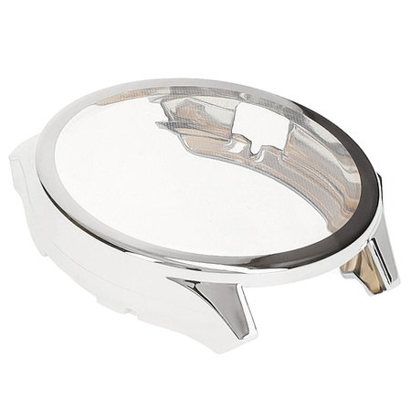 Etui z osłoną ekranu Bizon Case Watch Felipe do OnePlus Watch 3 / Oppo Watch X2, srebrne