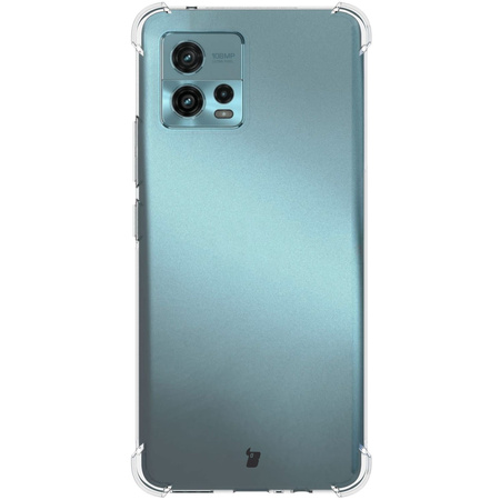 Etui + 2x folia Bizon Case Clear Pack do Motorola Moto G72, przezroczyste