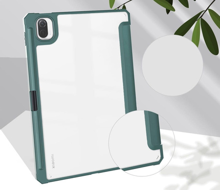 Etui Bizon Case Tab Clear Matt do Xiaomi Pad 5/5Pro 11.0, ciemnozielone