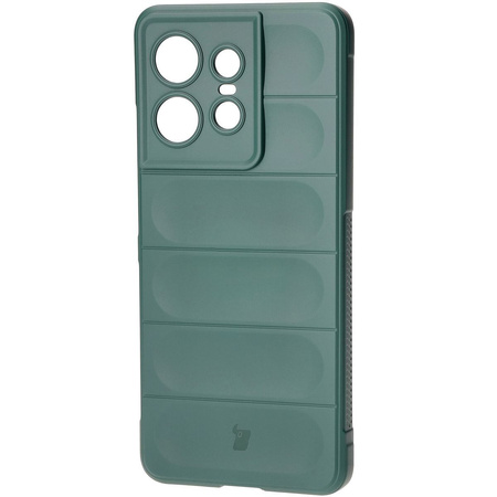 Pancerne etui Bizon Case Tur do Motorola Edge 50 Pro, ciemnozielone