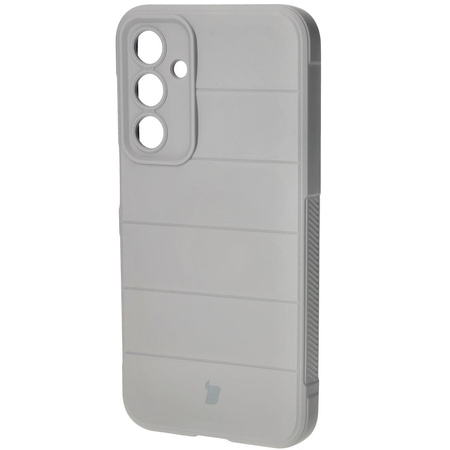 Pancerne etui Bizon Case Tur do Galaxy M35 5G, jasnoszare