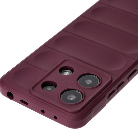Pancerne etui Bizon Case Tur do Xiaomi Redmi Note 13 4G, burgundowe