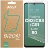 Folia hydrożelowa na ekran Bizon Glass Hydrogel Front Duo do Realme C63 / C53 / C51 / Note 50, 2 sztuki