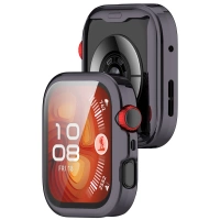 Etui z osłoną ekranu Bizon Case Watch Felipe do Huawei Watch Fit 4, szare
