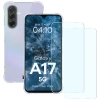 Elastyczne etui + 2x szkło hartowane Bizon Case Clear Pack do Galaxy A17 5G