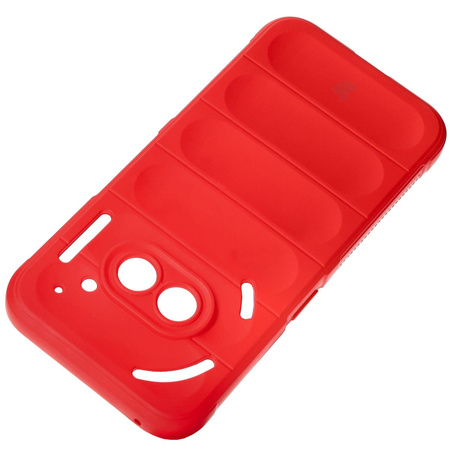 Pancerne etui Bizon Case Tur do Nothing Phone (2a) / (2a) Plus, czerwone