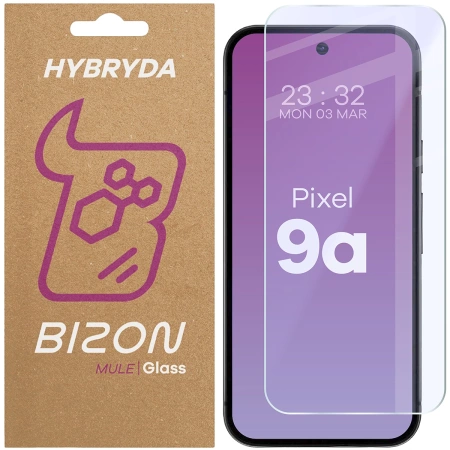 Elastyczne szkło hybrydowe Bizon Glass Mule do iPhone 16 Plus