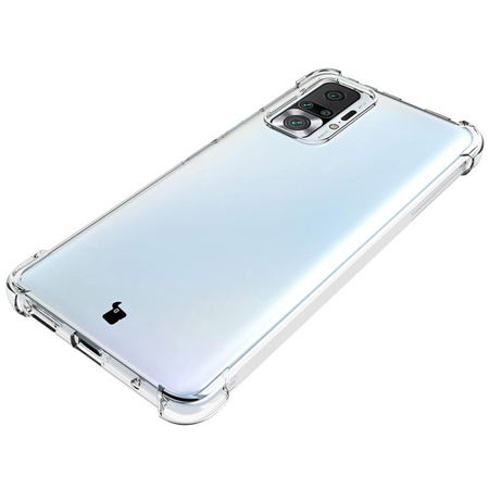 Etui + 2x szkło + obiektyw Bizon Case Clear Pack do Xiaomi Redmi Note 10 Pro, przezroczyste