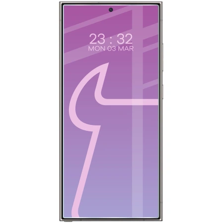 Elastyczne szkło hybrydowe Bizon Glass Mule Duo do Galaxy S25 Ultra, 2 sztuki