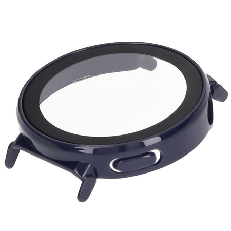 Etui ze szkłem do zegarka Bizon Case Watch Adamo do Huawei Watch GT 5 Pro 42 mm, niebieskie