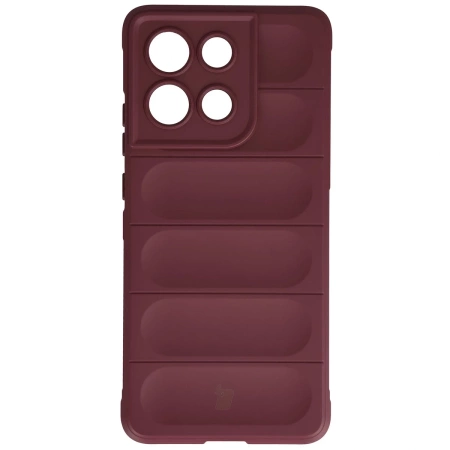 Pancerne etui Bizon Case Tur do Motorola Moto G86 5G, burgundowe